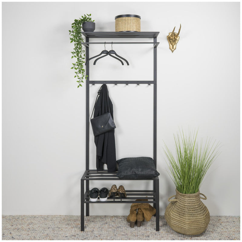 Spinder IVAR 2 Garderobe: Minimalistisches Design aus Stahl, Schwarz