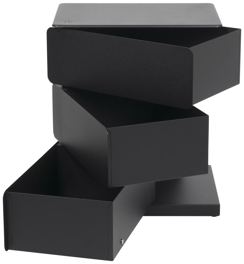 Spinder JOEY 3 Dresser: Minimalistischer Stahl-Schrank, Schwarz