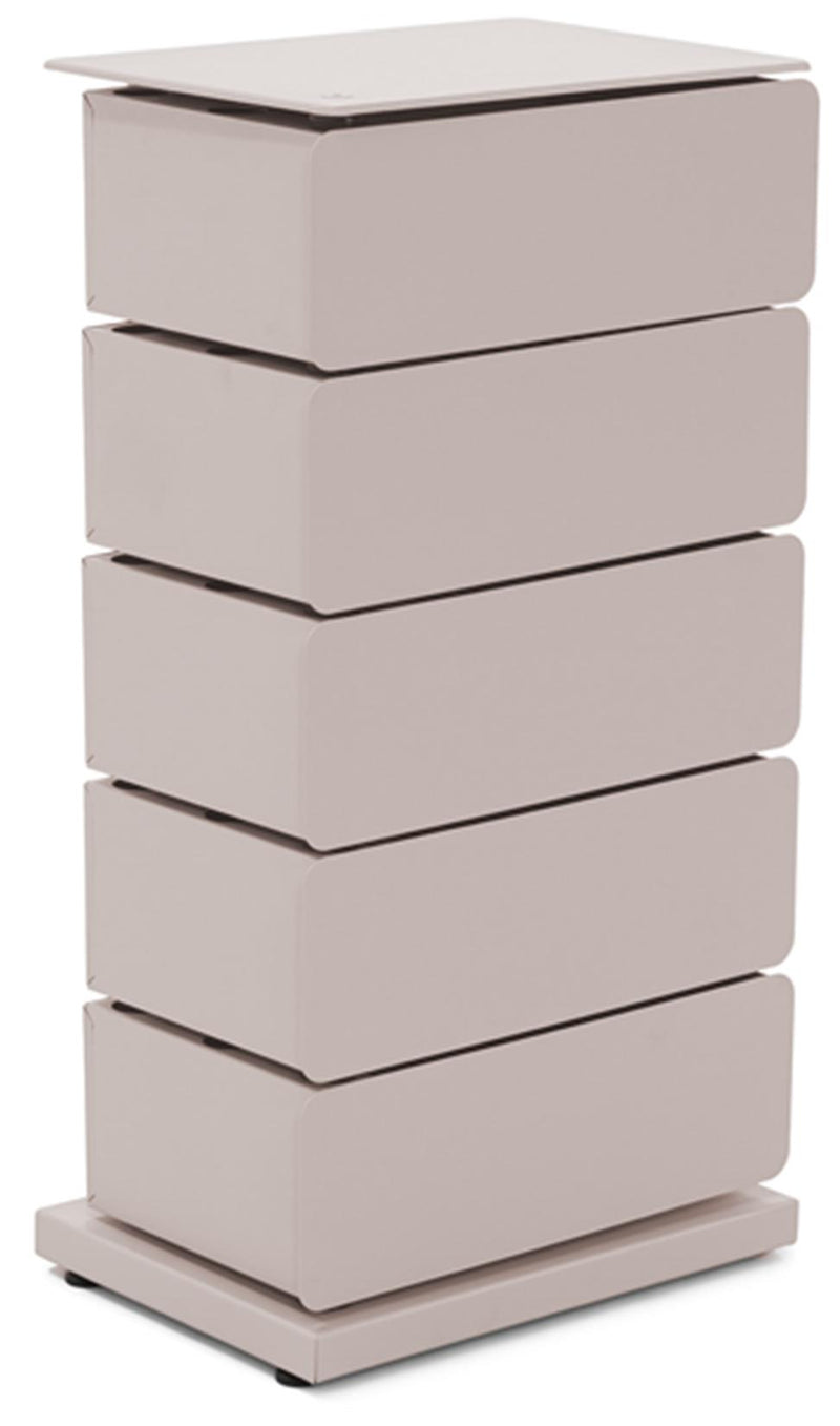 Spinder JOEY 5 Dresser: Skandinavischer Stahl-Schrank, Silky Taupe