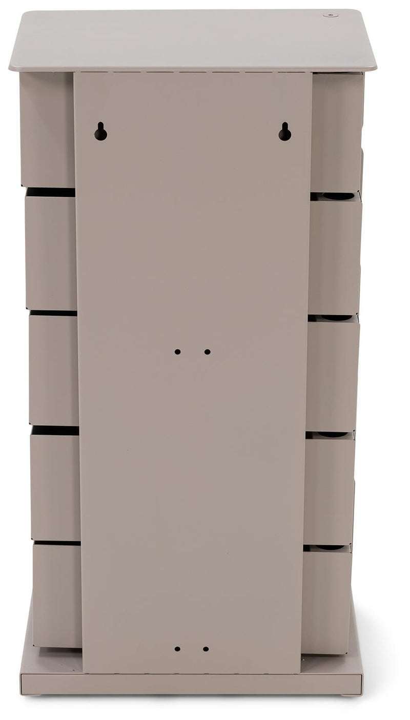 Spinder JOEY 5 Dresser: Skandinavischer Stahl-Schrank, Silky Taupe