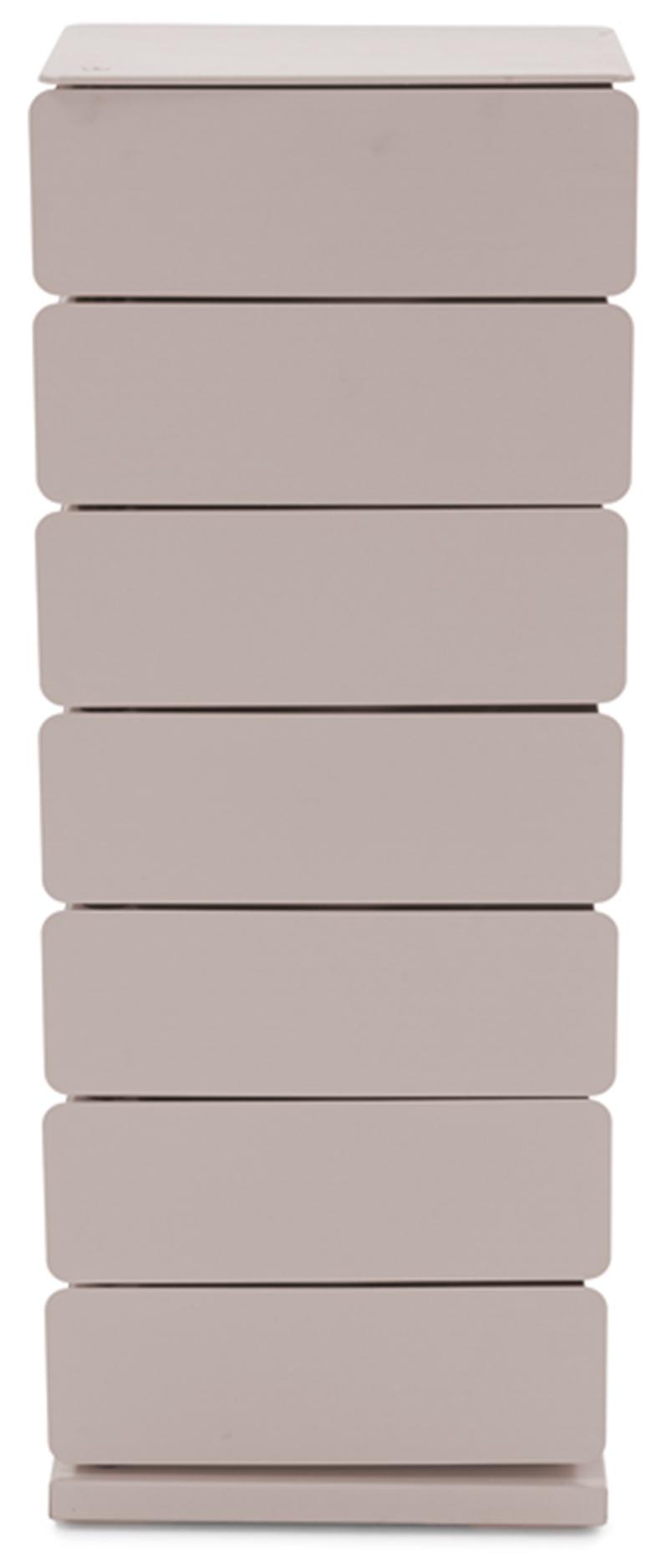 Spinder JOEY 7 Dresser: Skandinavischer Stahl-Schrank, Silky Taupe