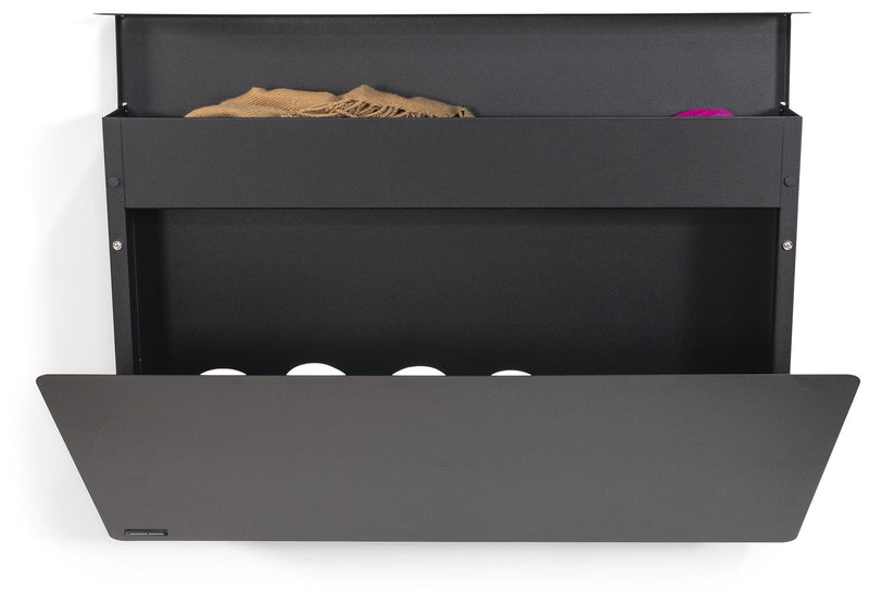 Spinder LUIGI Schuhschrank Stahl Minimalistisch Schwarz