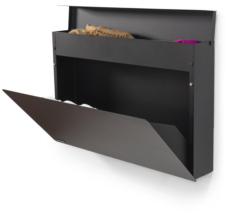 Spinder LUIGI Schuhschrank Stahl Minimalistisch Schwarz
