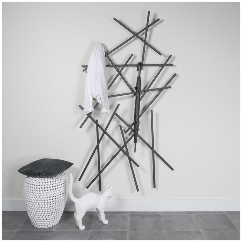 Spinder Garderobe MATCHES Black - Modernes minimalistisches Design