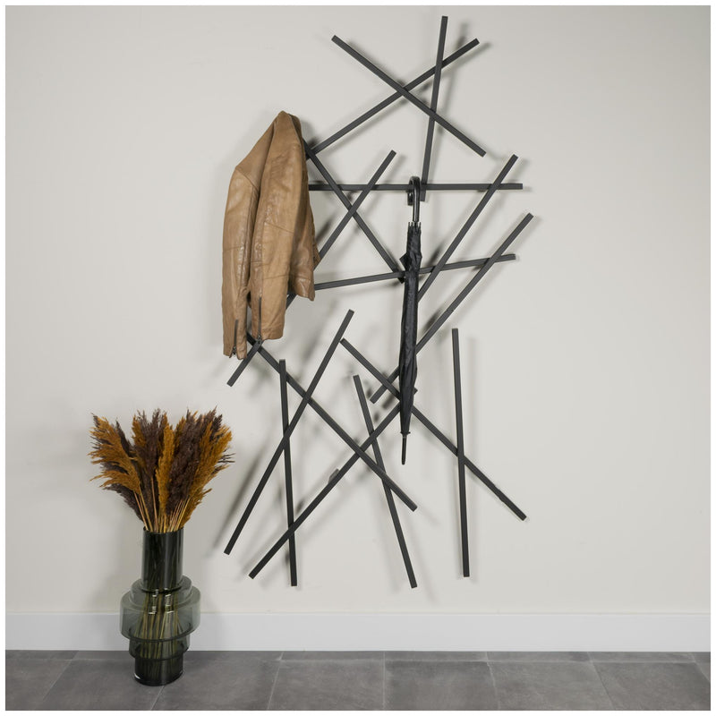 Spinder Garderobe MATCHES Black - Modernes minimalistisches Design