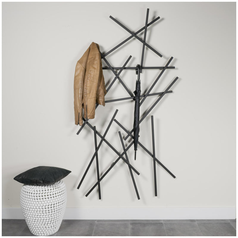 Spinder Garderobe MATCHES Black - Modernes minimalistisches Design