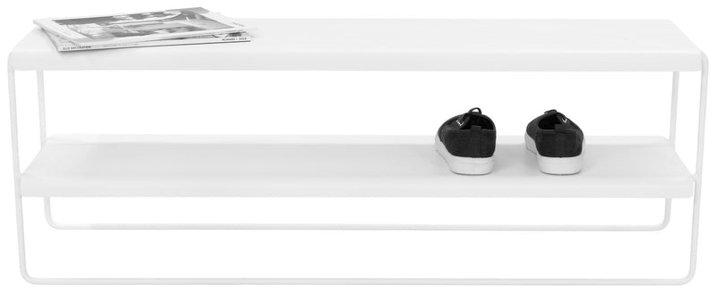 Spinder NIVO 100 Schuhregal, Stahl, Modernes Design, Weiß