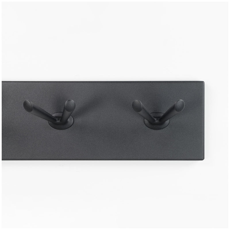 Spinder PULL 7 Garderobe: Minimalistisches Design aus Stahl, Schwarz