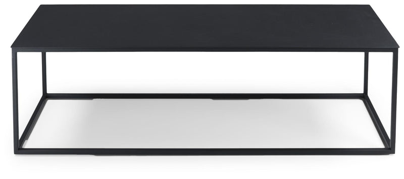 Spinder Couchtisch Stahl Modern Minimalistisch Schwarz 120x35x40 cm