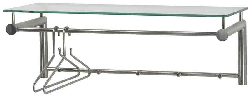 Spinder SUZA 5 Garderobe Edelstahl Glas Ablage Modernes Design