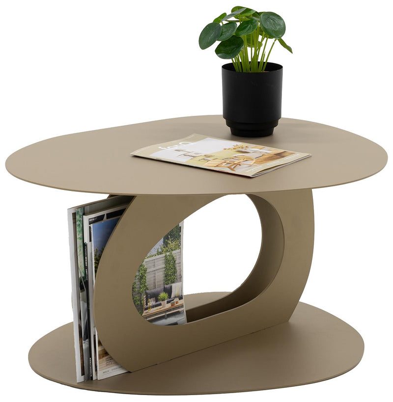 Spinder Tonda Couchtisch, Skandinavischer Stil, Recycelter Stahl