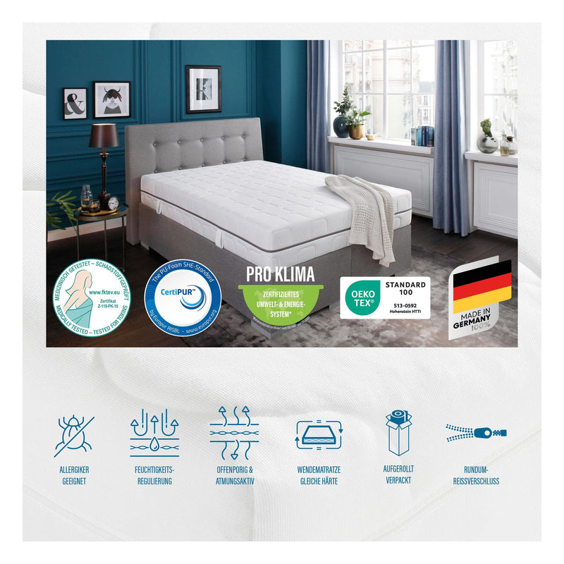 Grandmaster Luxus-Matratze 26 cm - Schlafen wie im 5-Sterne-Hotel