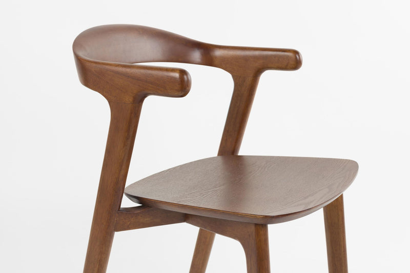 Esszimmerstuhl Northwood Walnuss | Japanisches Design aus Holz
