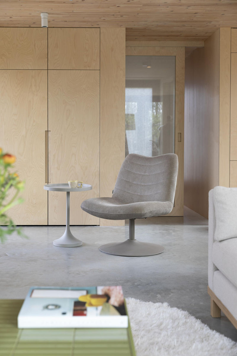 Runder Beistelltisch Jason Beige | Minimalistisches Design
