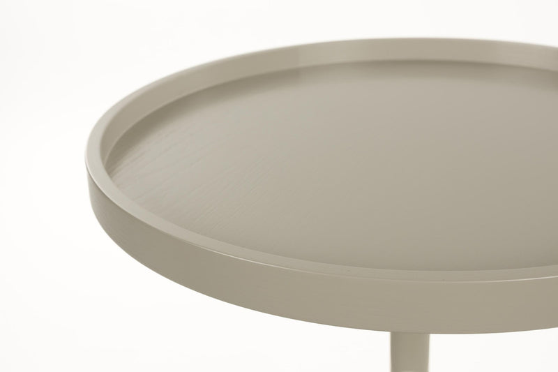 Runder Beistelltisch Jason Beige | Minimalistisches Design