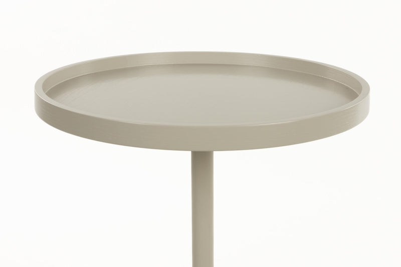 Runder Beistelltisch Jason Beige | Minimalistisches Design