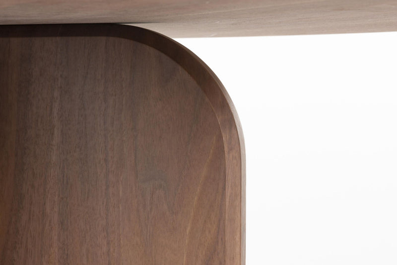 Runder Esstisch Laurent | 120 cm in edler Walnussoptik