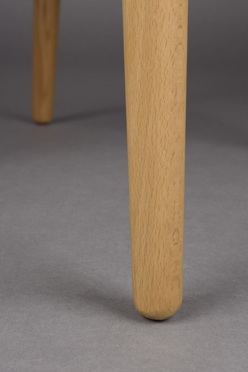 Dutchbone Stuhl Cecile: Esszimmerstuhl aus Holz & Naturgeflecht