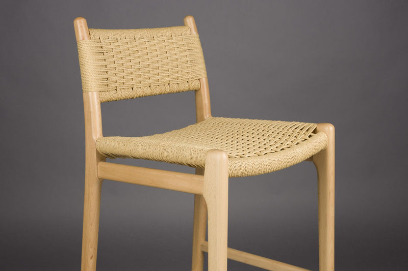 Barhocker Cecile Natural | Vintage-Design für Küche & Bar