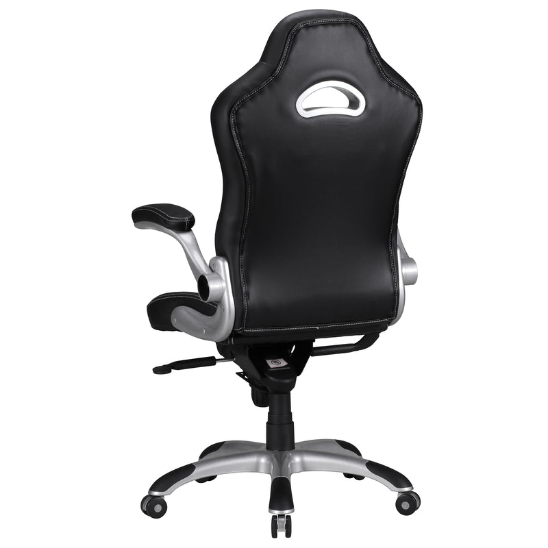 Bürostuhl Race Chefsessel Kunstleder Schwarz höhenverstellbar 120kg