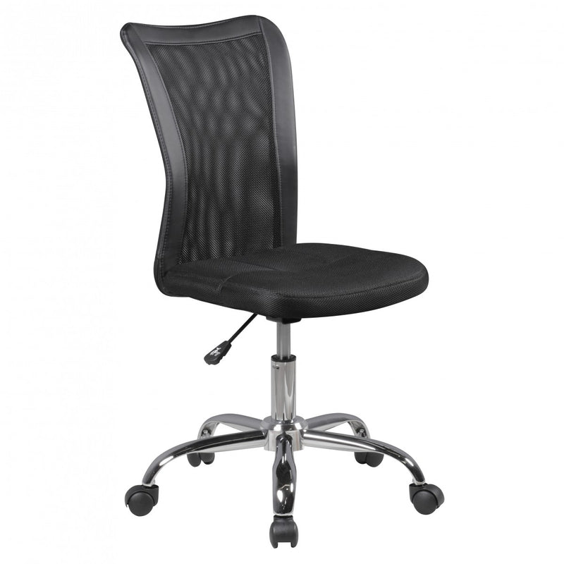 Schreibtischstuhl Salerno ergonomisch höhenverstellbar Schwarz Kinder