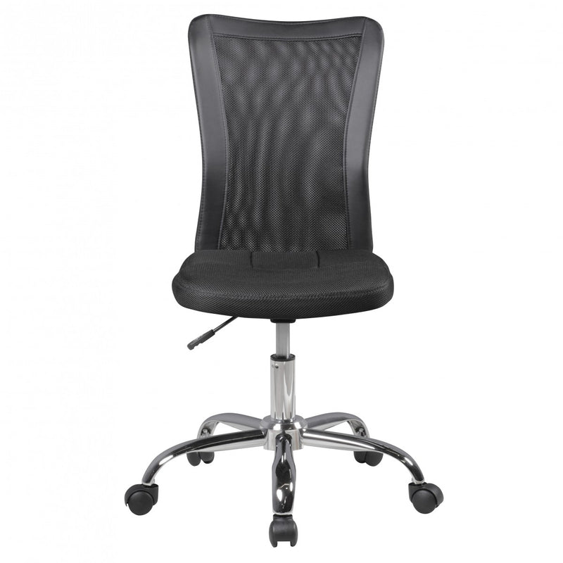 Schreibtischstuhl Salerno ergonomisch höhenverstellbar Schwarz Kinder