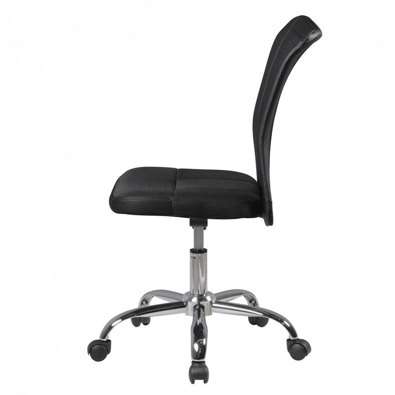 Schreibtischstuhl Salerno ergonomisch höhenverstellbar Schwarz Kinder