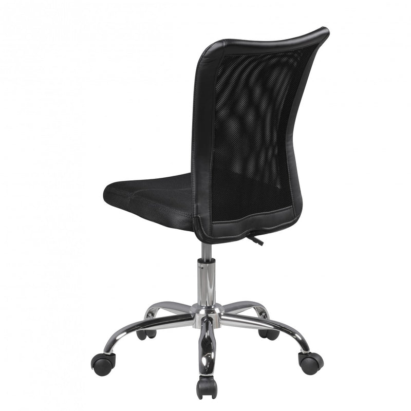 Schreibtischstuhl Salerno ergonomisch höhenverstellbar Schwarz Kinder