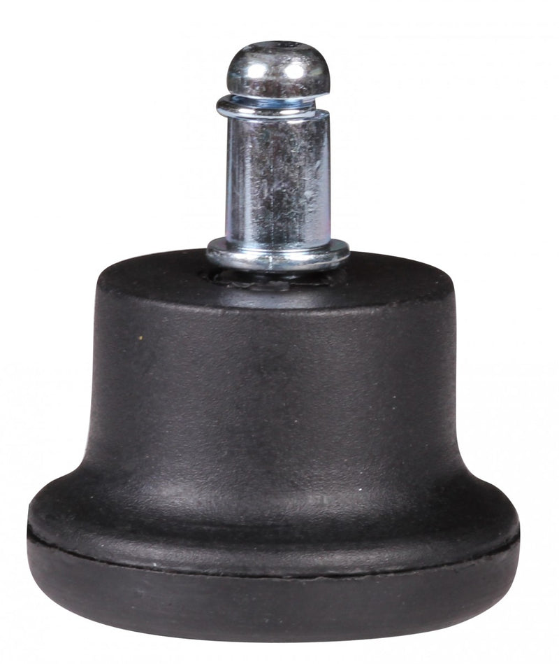 Bodengleiter Set 5er Kunststoff rund Schwarz 11mm für Bürostuhl