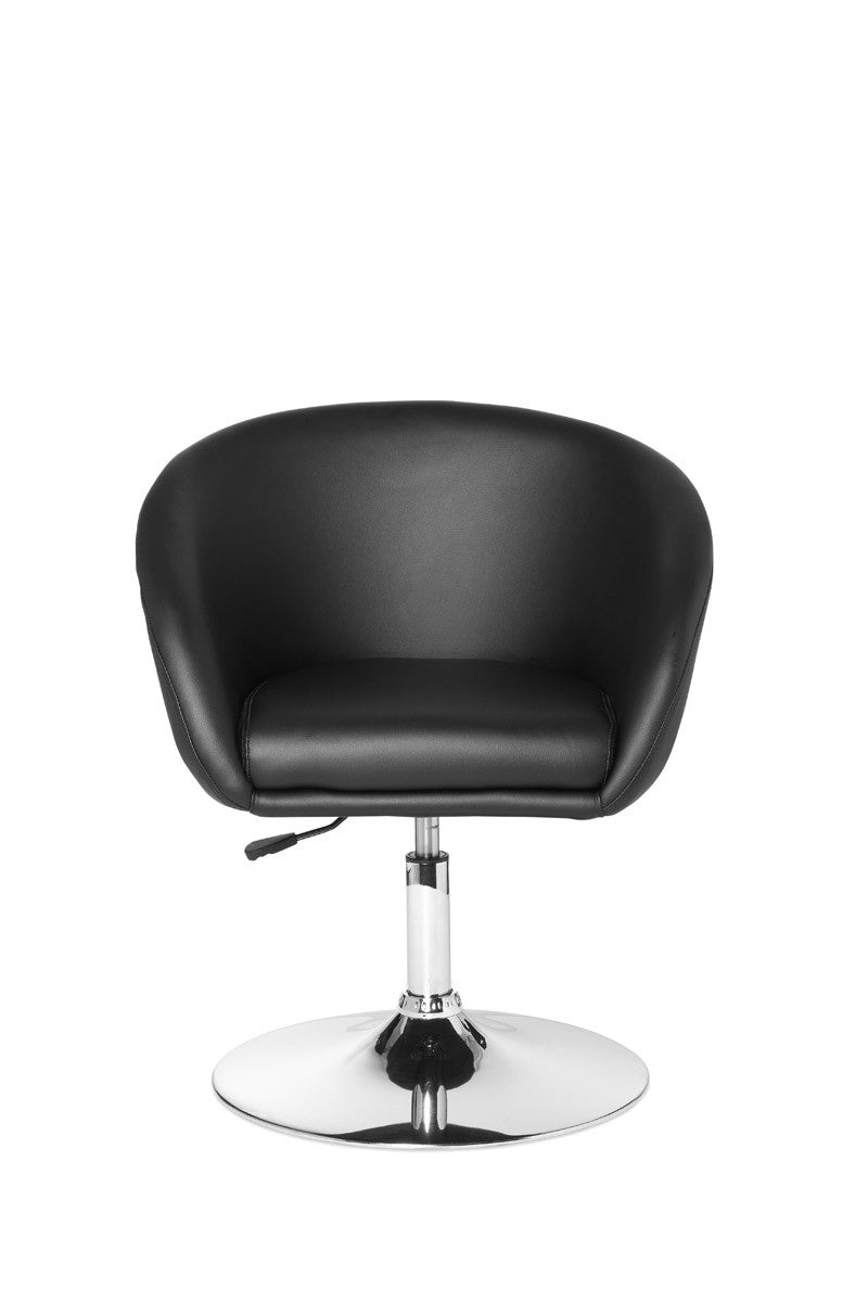 Relaxsessel SPM2.157 Kunstleder drehbar schwarz Loungesessel Modern