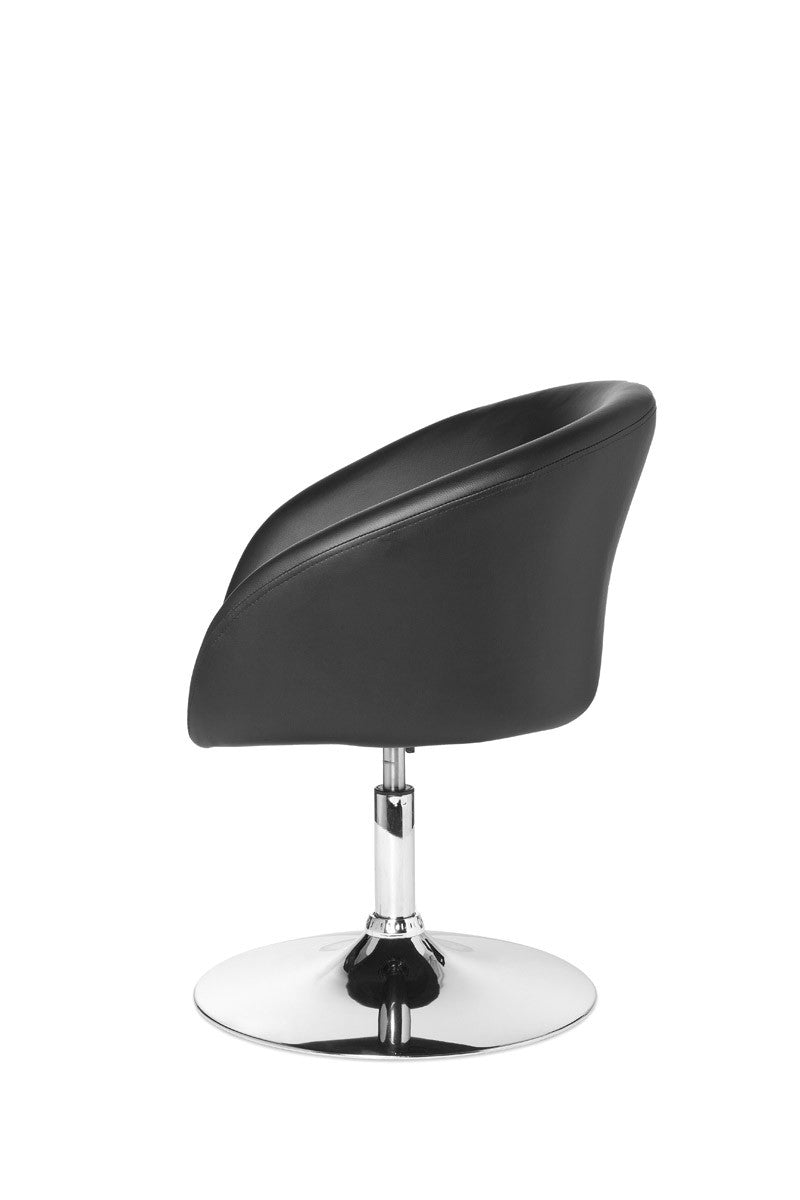 Relaxsessel SPM2.157 Kunstleder drehbar schwarz Loungesessel Modern