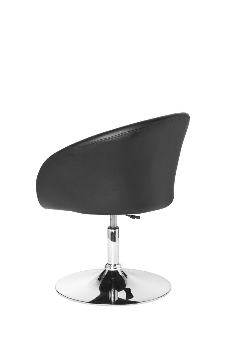Relaxsessel SPM2.157 Kunstleder drehbar schwarz Loungesessel Modern