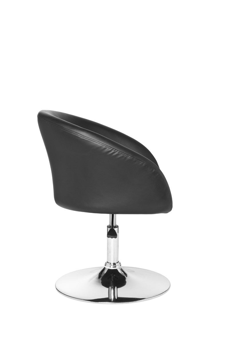 Relaxsessel SPM2.157 Kunstleder drehbar schwarz Loungesessel Modern