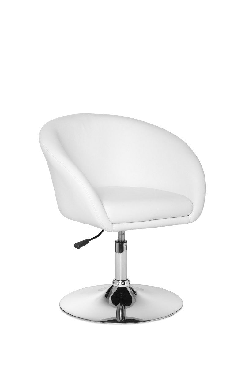 Relaxsessel SPM2.158 Kunstleder Weiß Drehbar Modern 120kg