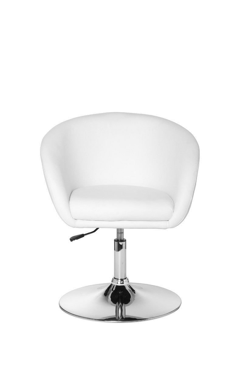 Relaxsessel SPM2.158 Kunstleder Weiß Drehbar Modern 120kg