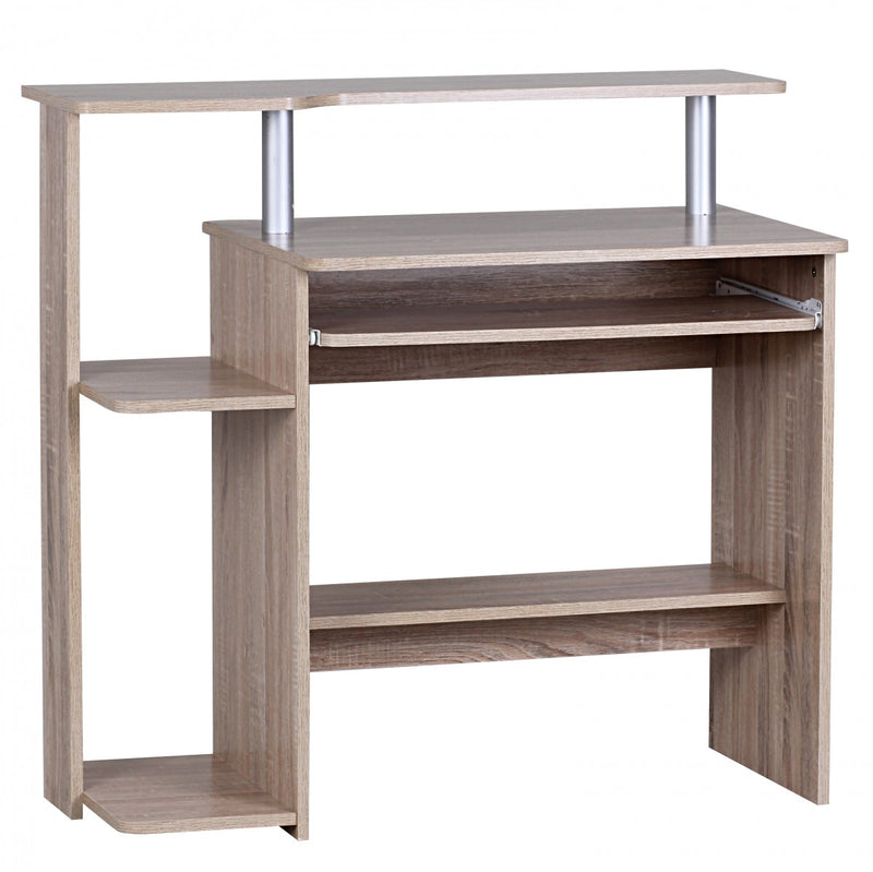 Computertisch WL1.171 Sonoma 94x90,5x48,5cm mit Tastaturauszug Modern