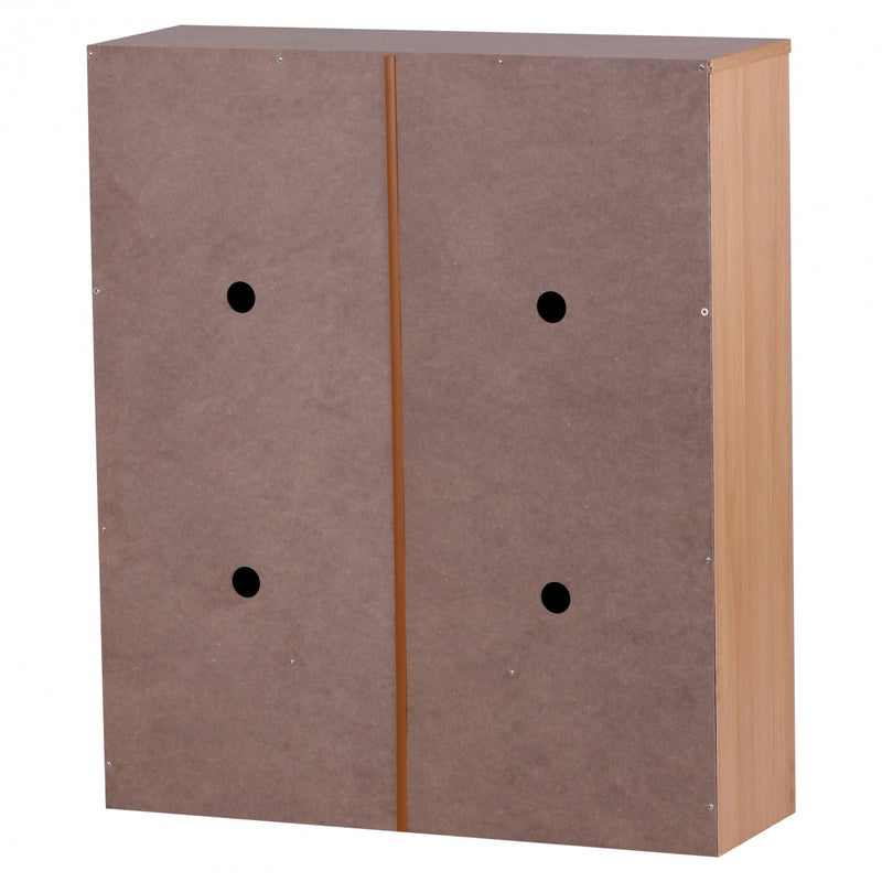 Schuhkipper KIEL Buche matt 2 Fächer 75x87x24cm modern Ablage