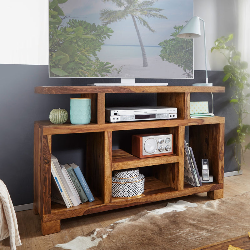Sideboard Sheesham Massivholz 115x76x40cm Landhaus TV-Kommode