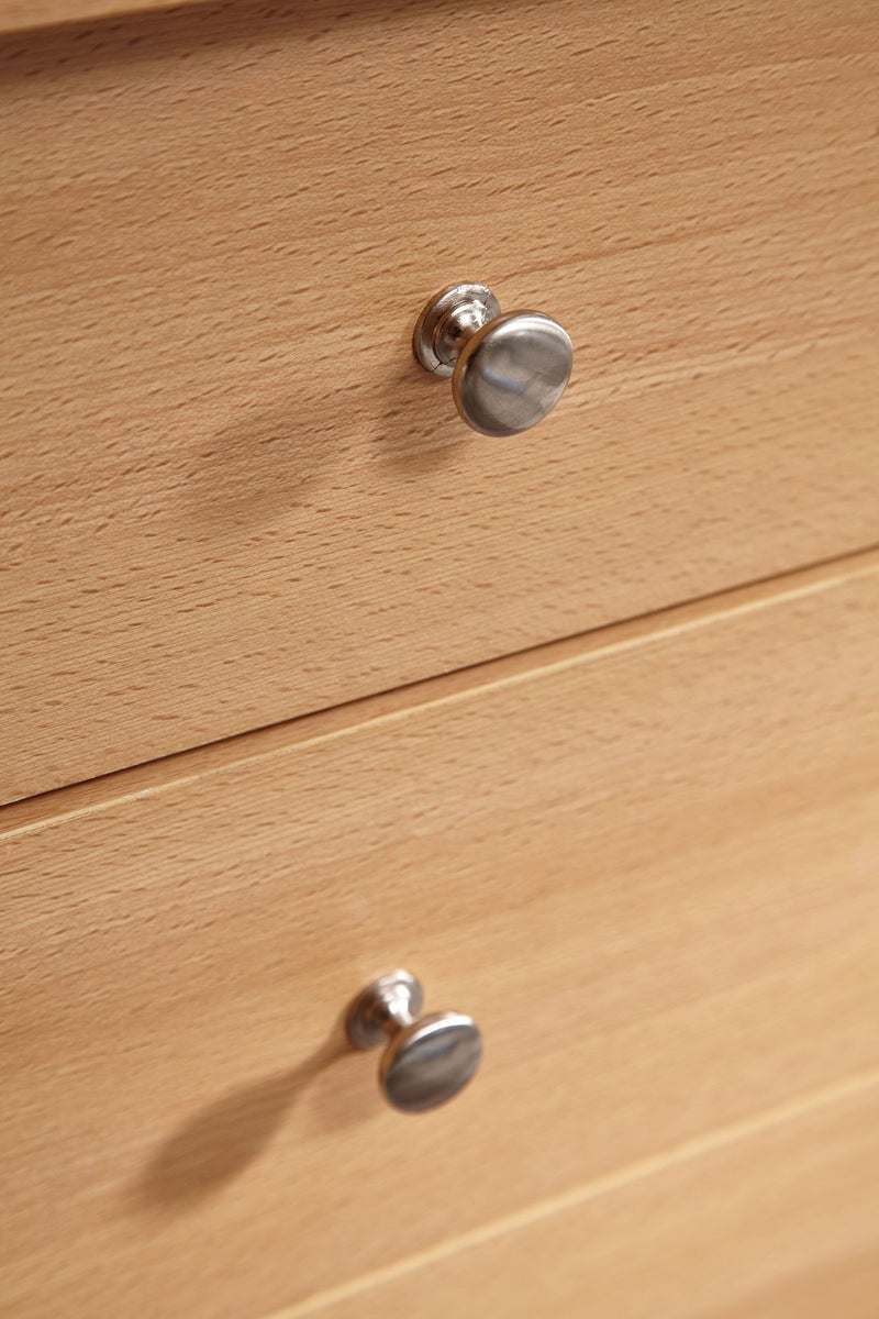 Kommode 5 Schubladen Buche 60x70x35cm Modernes Sideboard Flur