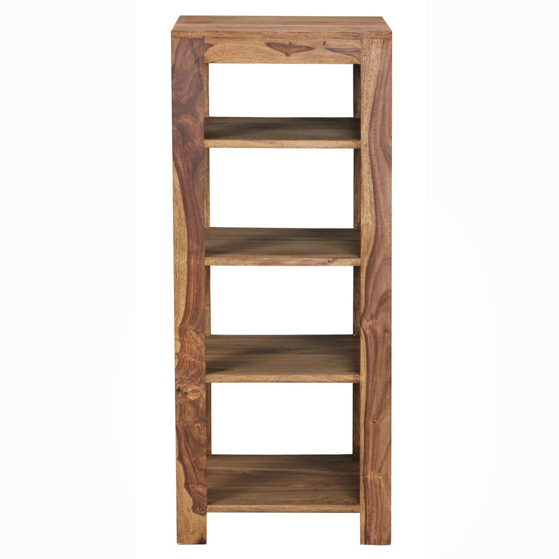 Regal Mumbai 105cm Sheesham Massivholz 4 Ablagen Landhausstil