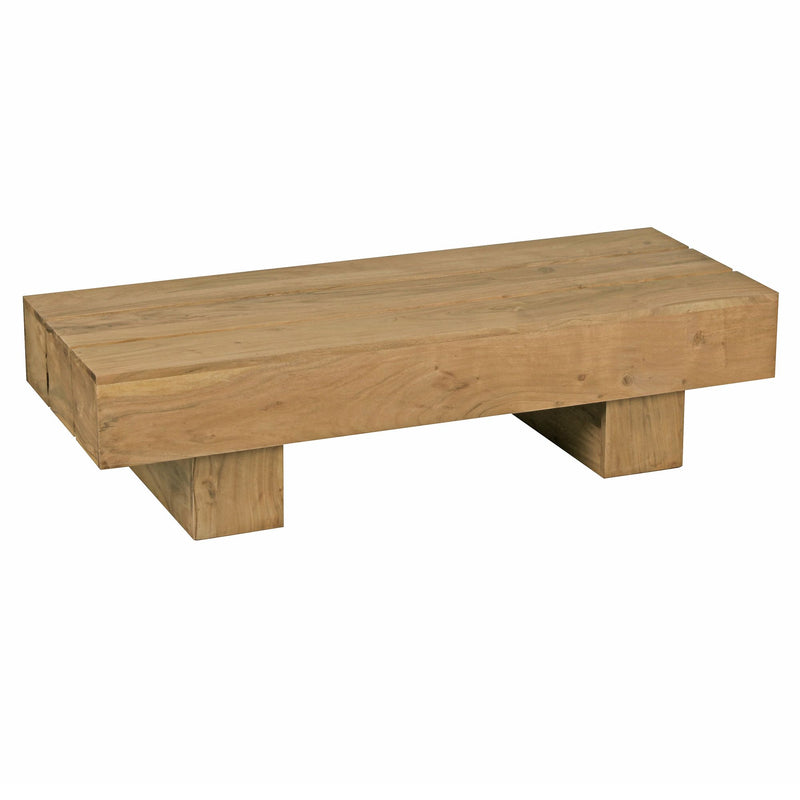 Couchtisch Akazie Massivholz 120cm Dunkelbraun Landhausstil