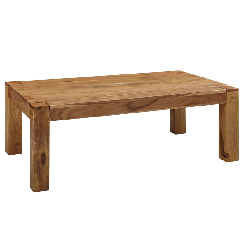 Couchtisch Mumbai 110cm Akazie Massivholz Landhausstil Naturprodukt