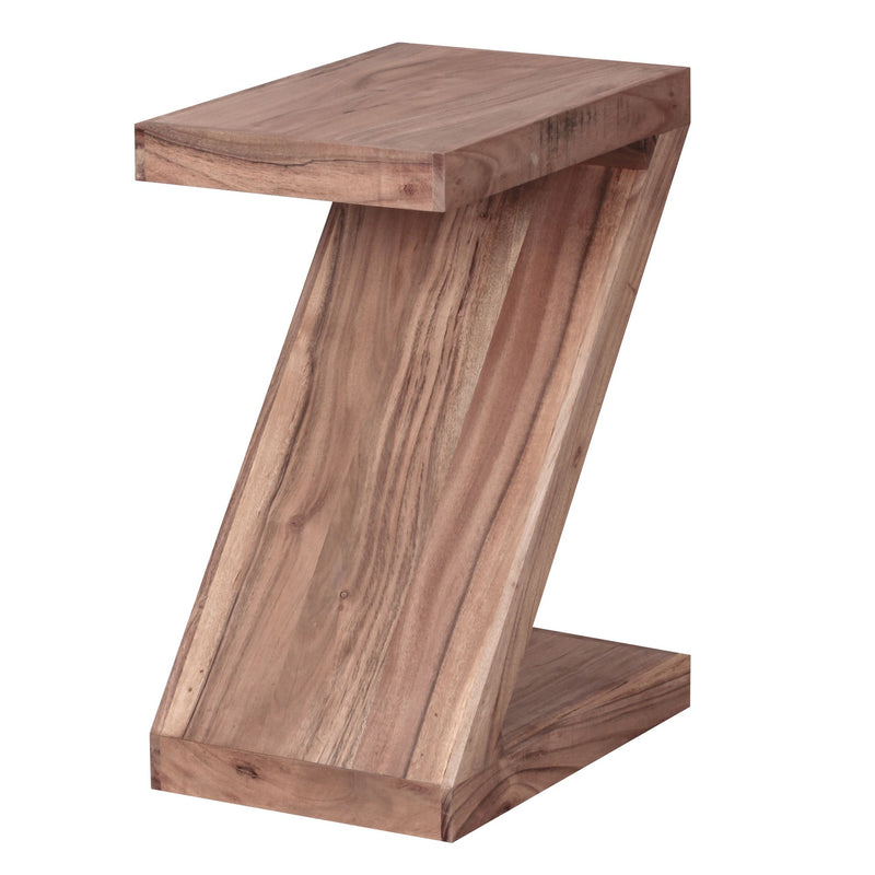 Beistelltisch Mumbai 60cm Akazie Massivholz Braun Landhausstil