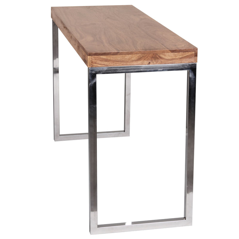 Konsolentisch GUNA Akazie Metallbeine 120x45cm Landhaus-Stil