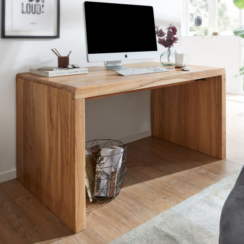 Schreibtisch BOHA 160cm Akazie Massivholz Landhausstil Bürotisch