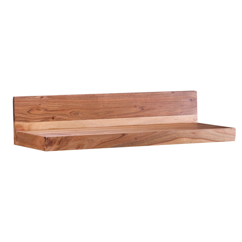 Wandregal MUMBAI Akazie Massivholz 80cm Landhausstil Naturprodukt