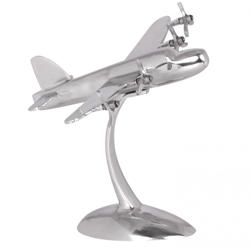 Deko Propeller Aluminium Silber Design