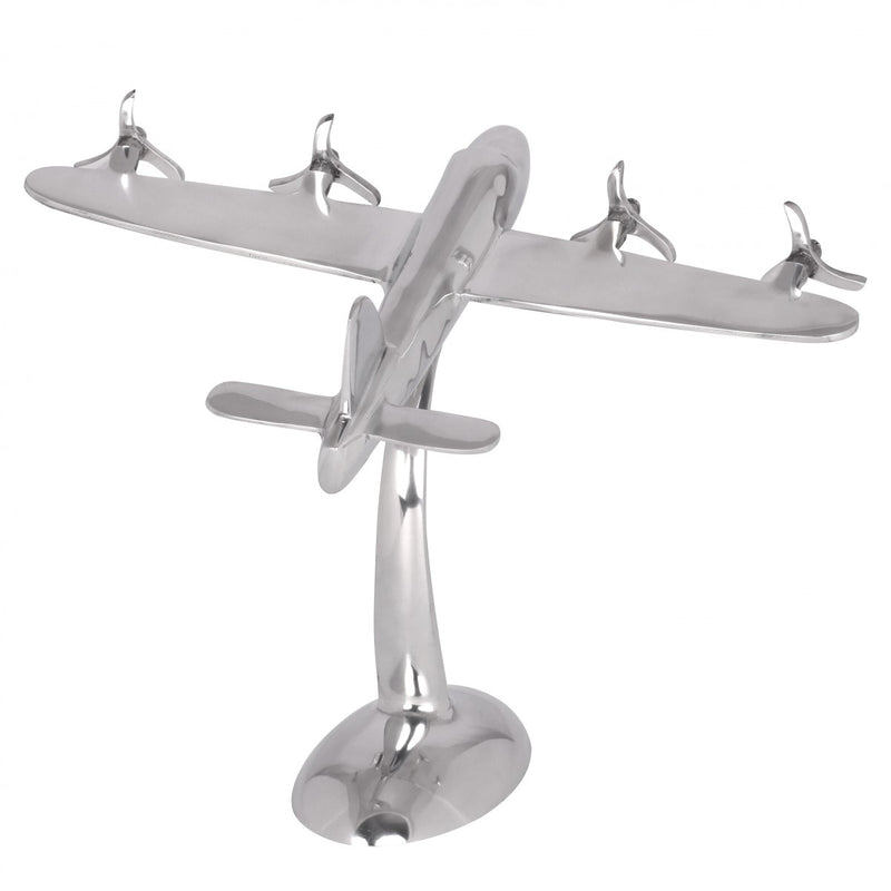 Deko Propeller Aluminium Silber Design