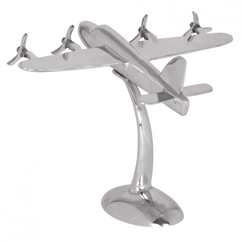 Deko Propeller Aluminium Silber Design