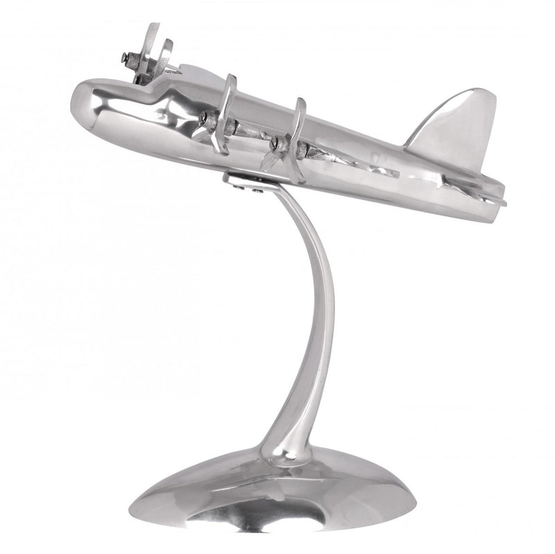 Deko Propeller Aluminium Silber Design